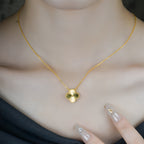 Four-Leaf Pendant Necklace