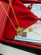 Four-Leaf Pendant Necklace