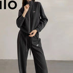High-Neck Zip-Up Jacket