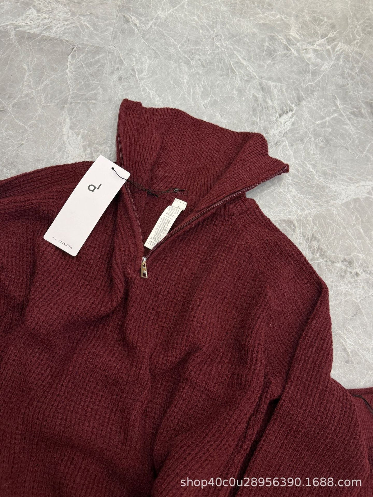 Waffle Knit Hoodie