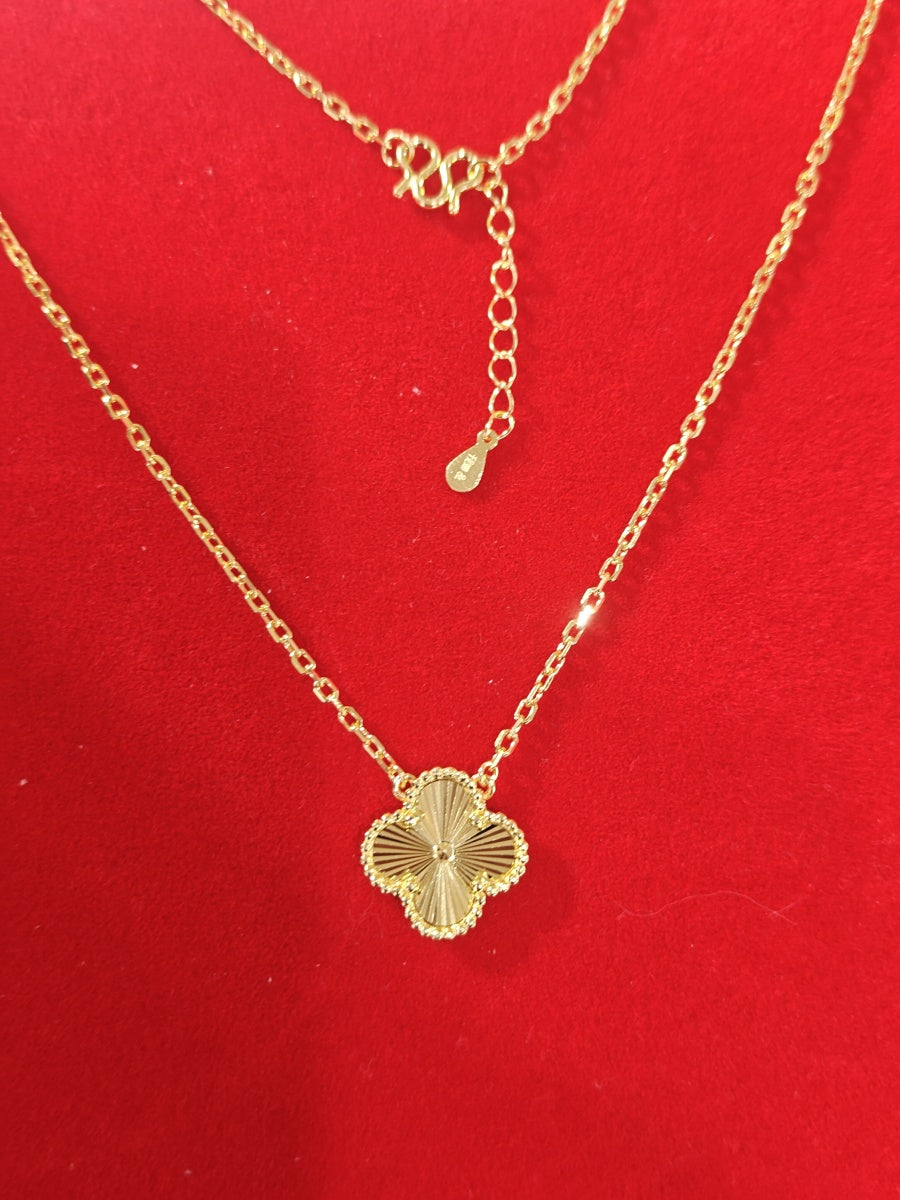 Four-Leaf Pendant Necklace