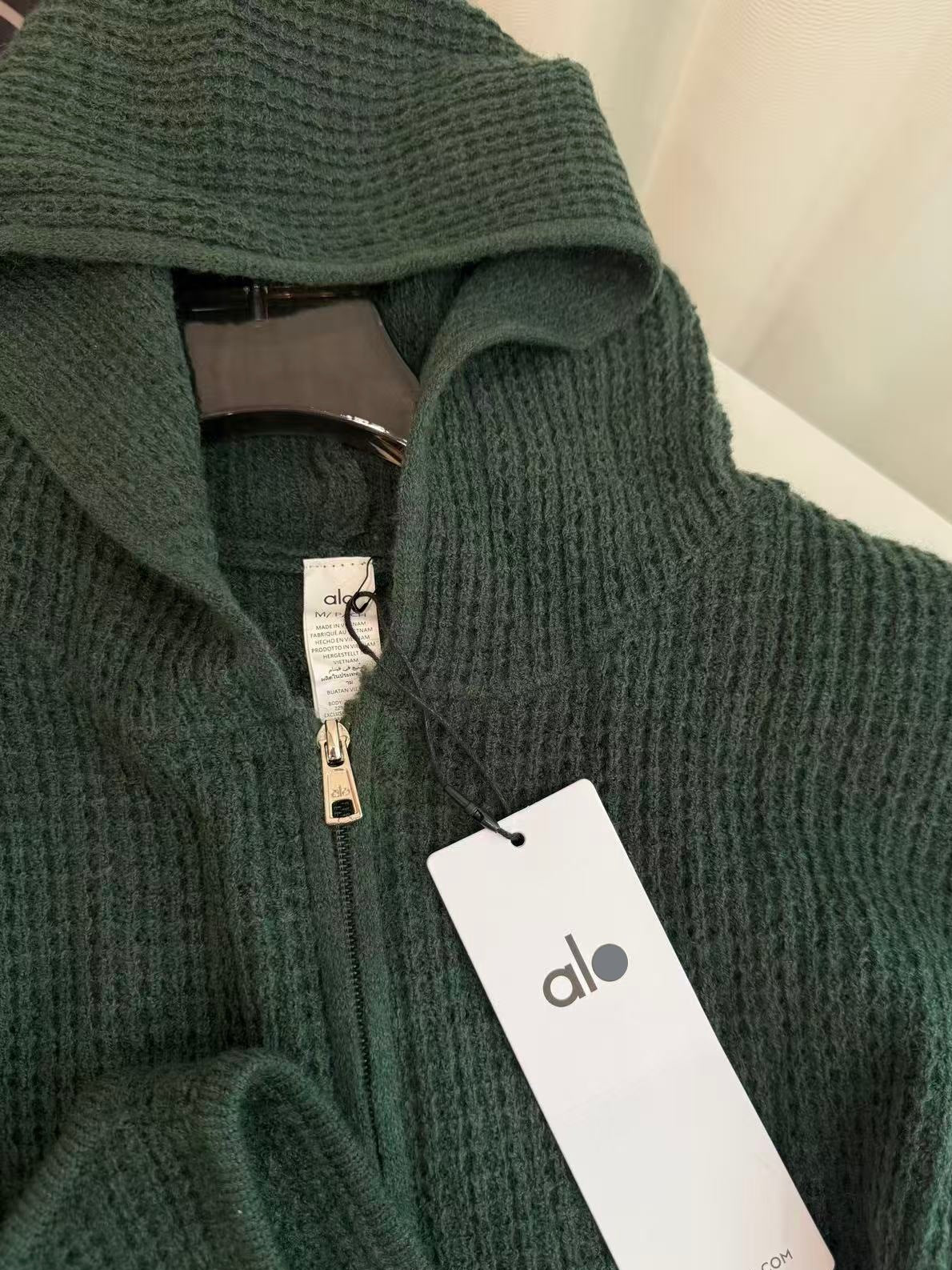 Waffle Knit Hoodie