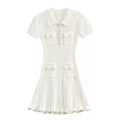 Ribbed Knit Mini Dress