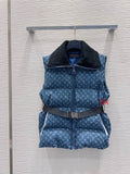 Blue Monogram Puffer Vest