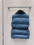 Blue Monogram Puffer Vest