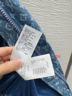 Blue Monogram Puffer Vest