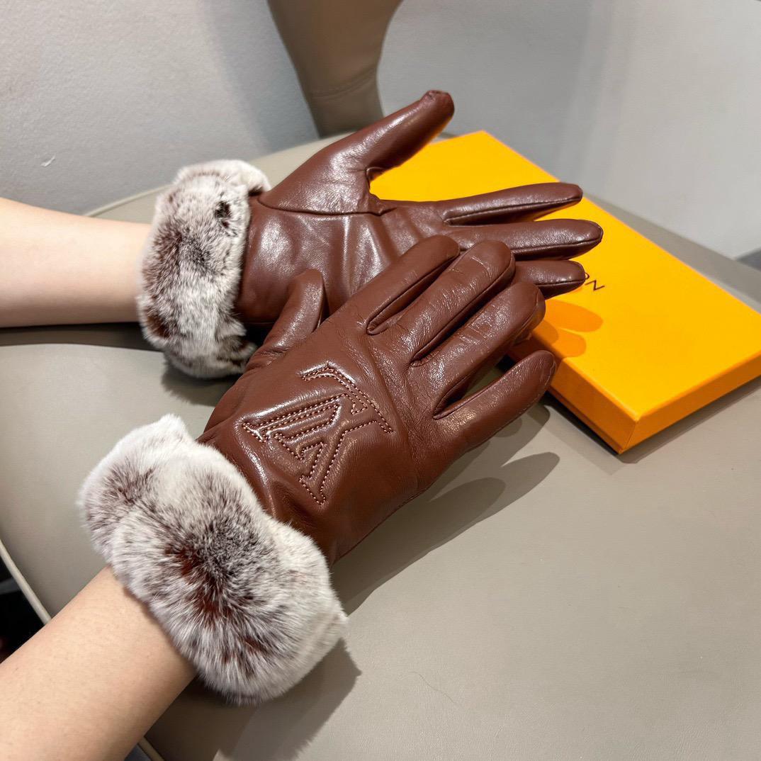 Premium Leather and fur Gloves IV