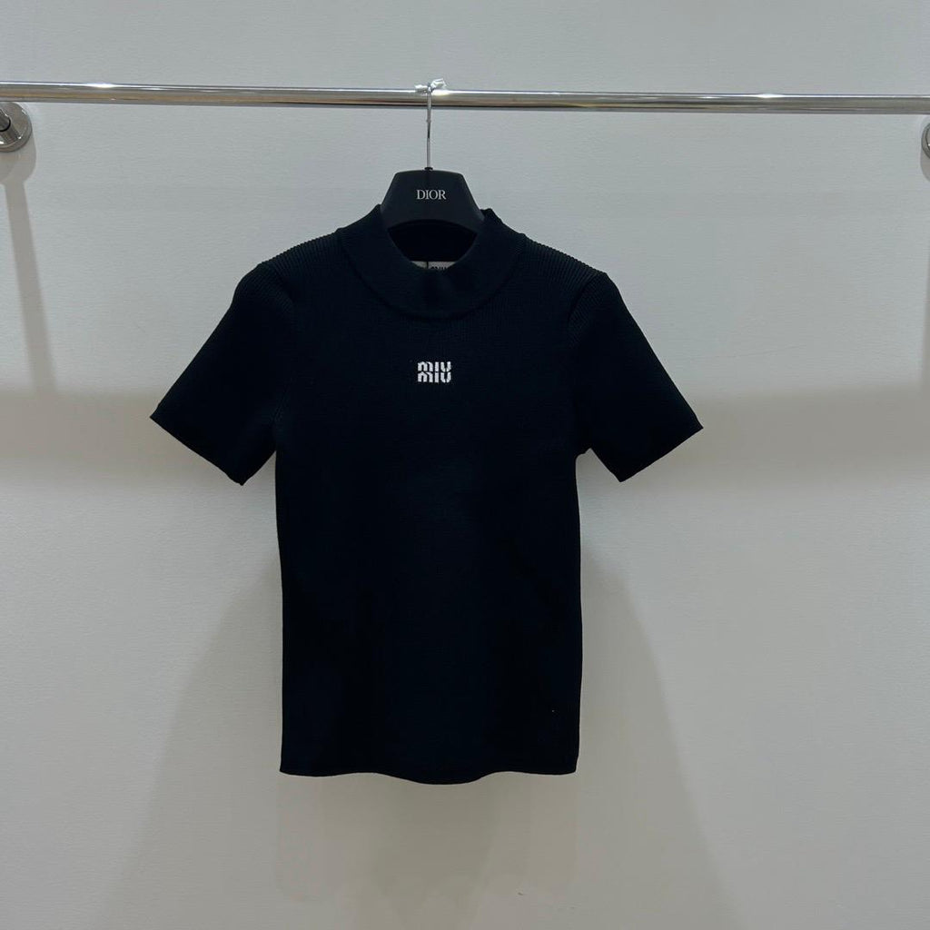 Short-Sleeve Knit Top