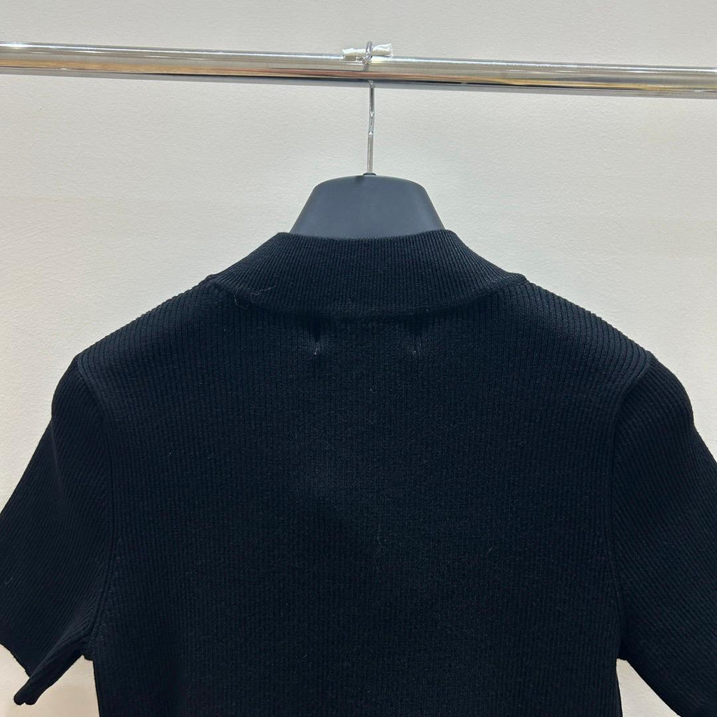 Short-Sleeve Knit Top