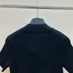 Short-Sleeve Knit Top