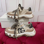 Taupe & Cream Chunky Sneakers