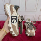 Taupe & Cream Chunky Sneakers