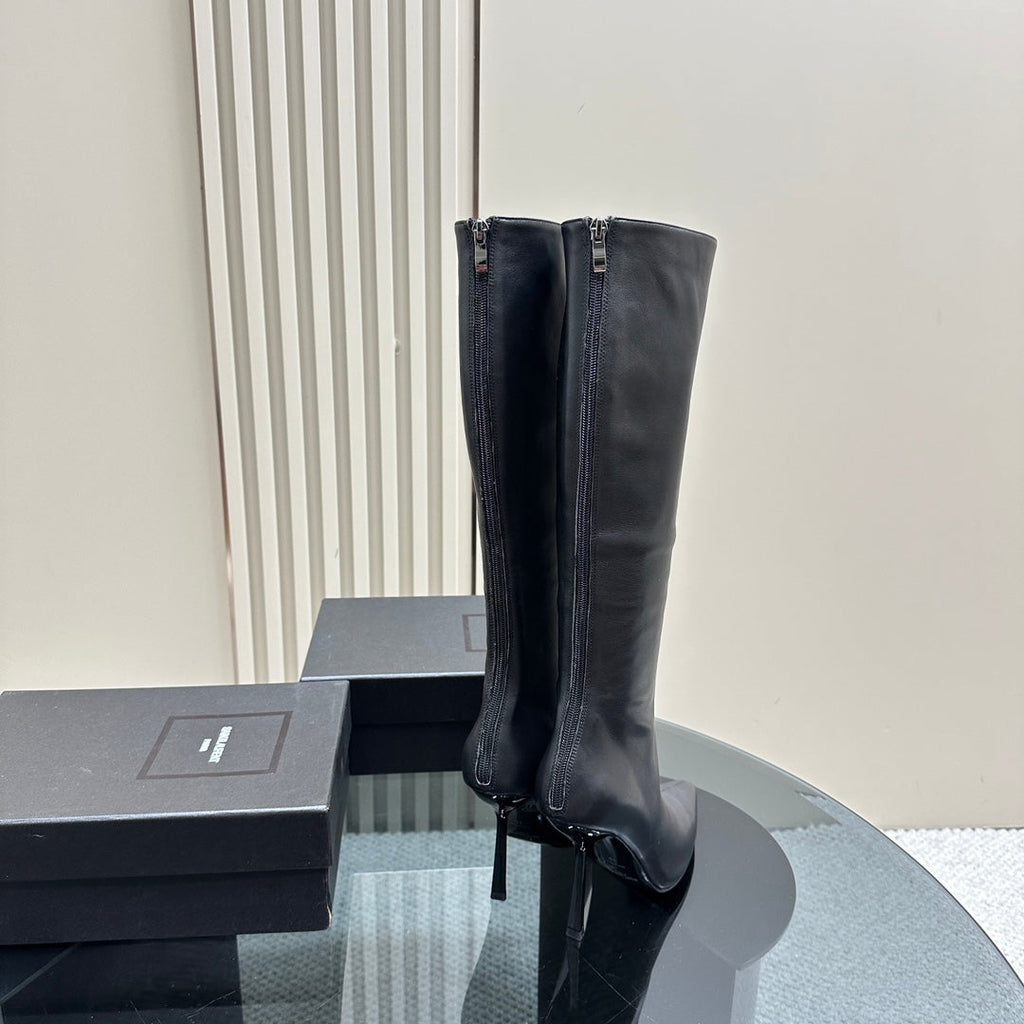 Black Leather Boots