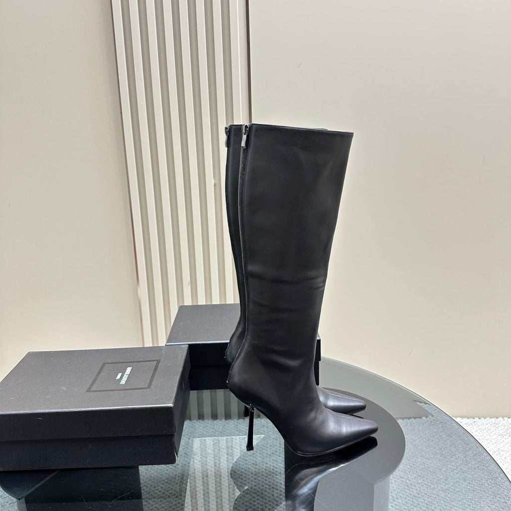 Black Leather Boots