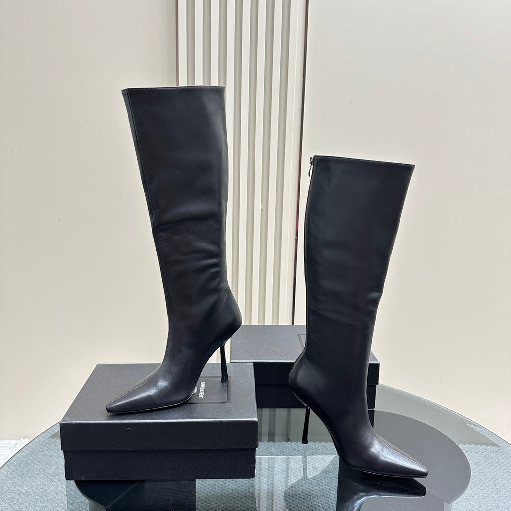 Black Leather Boots