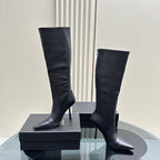 Black Leather Boots