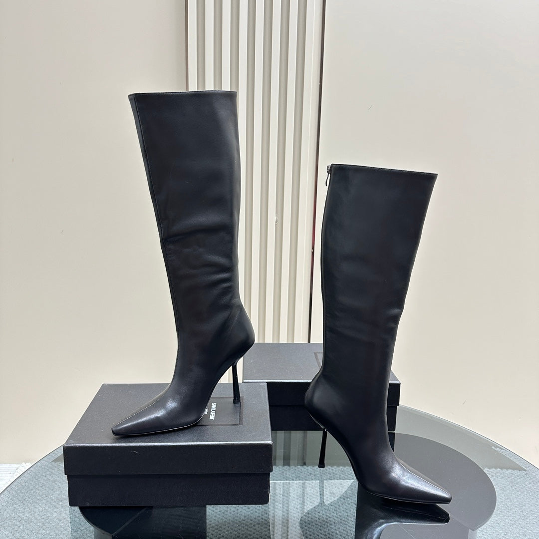 Black Leather Boots