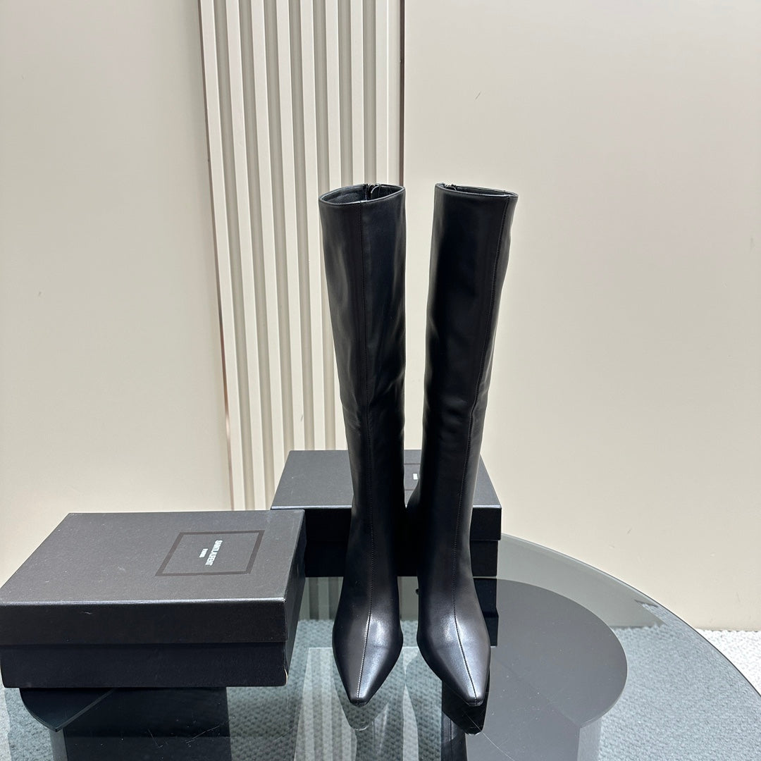 Black Leather Boots