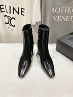 Patent Ankle Boots
