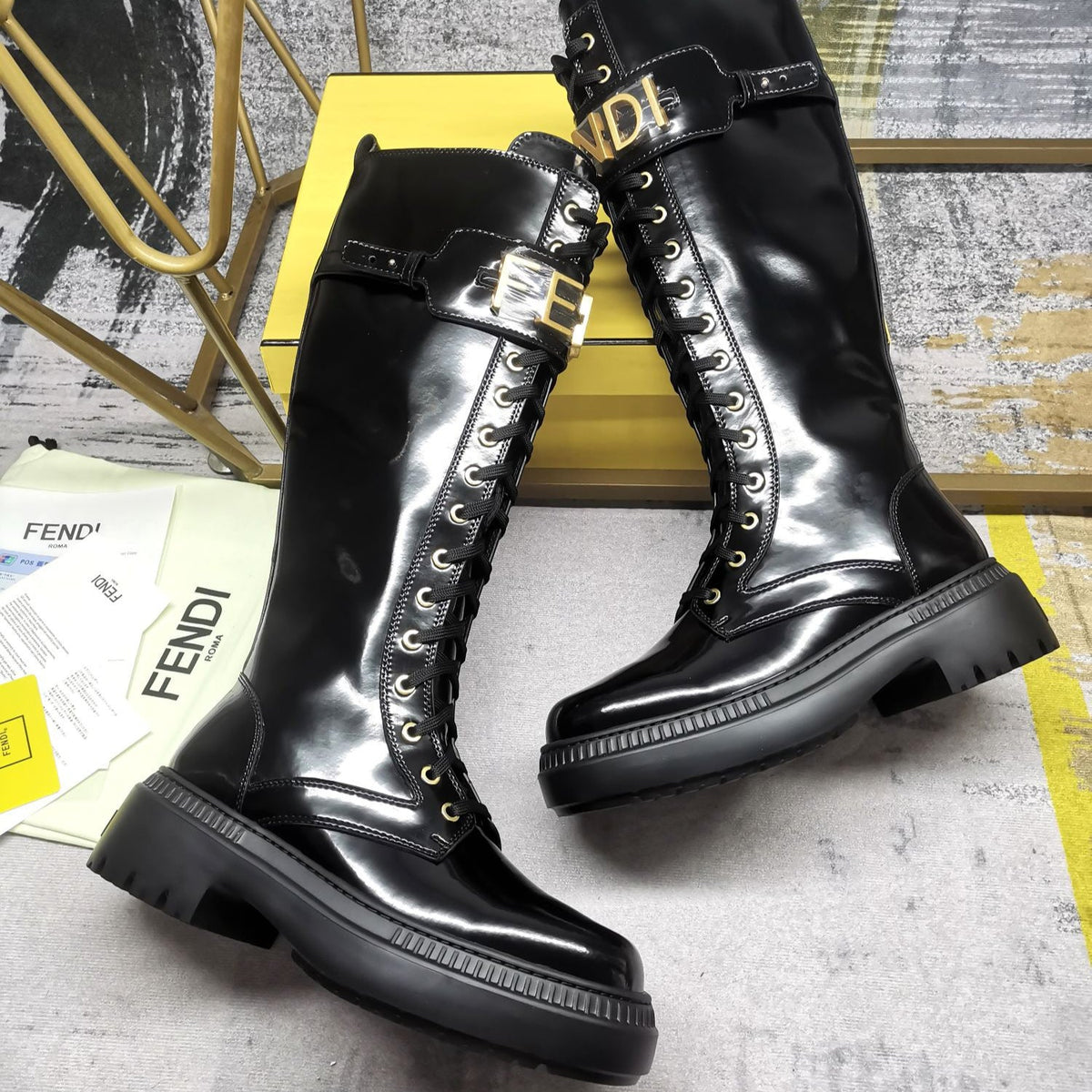 Women’s Chunky-Sole Martin Boots