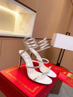 Snake Crystal Sandals