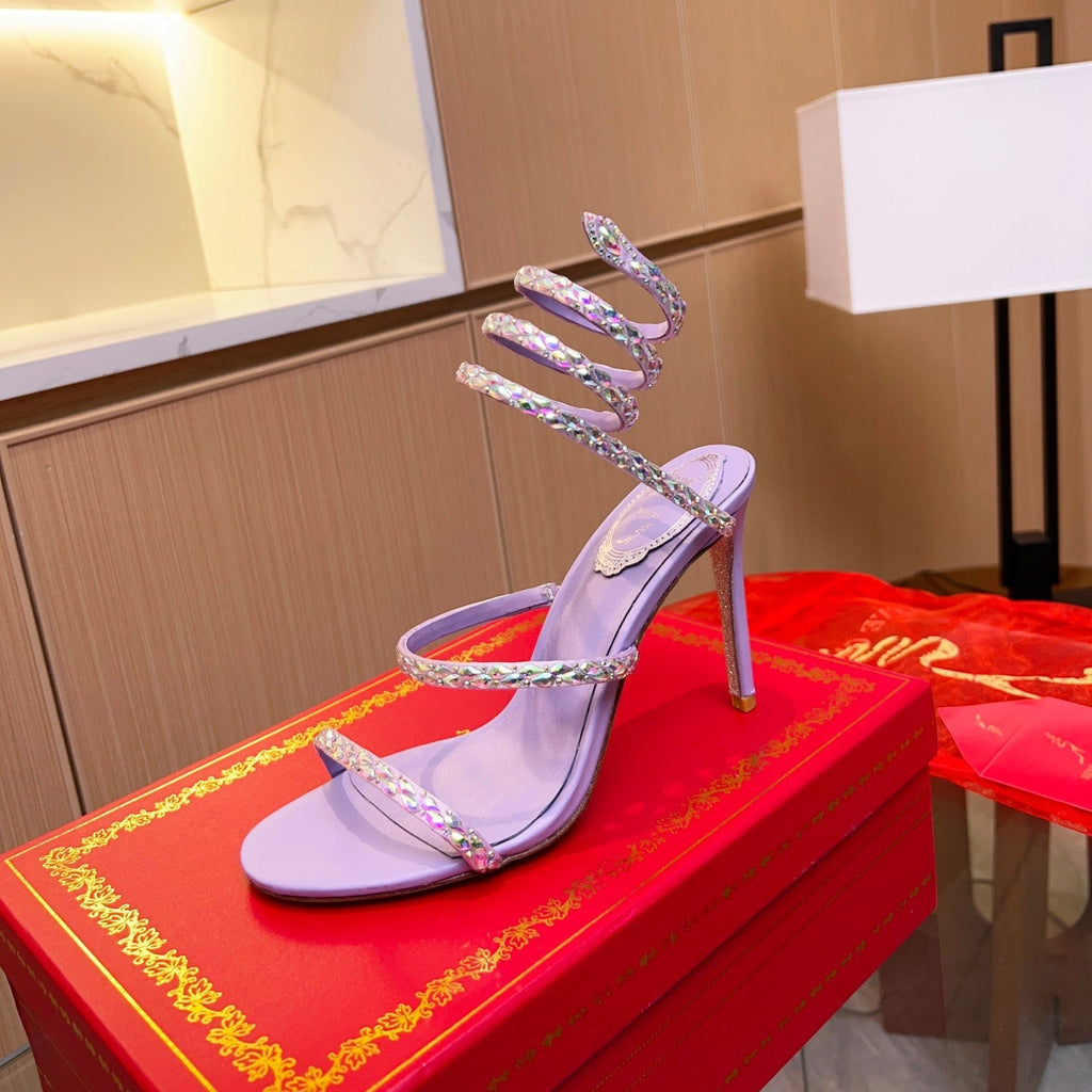 Snake Crystal Sandals