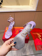 Snake Crystal Sandals