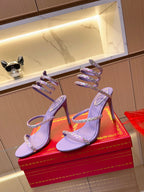 Snake Crystal Sandals
