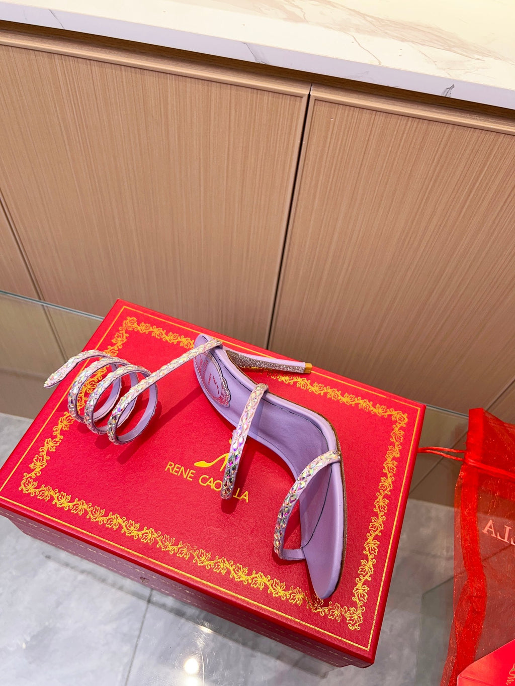 Snake Crystal Sandals