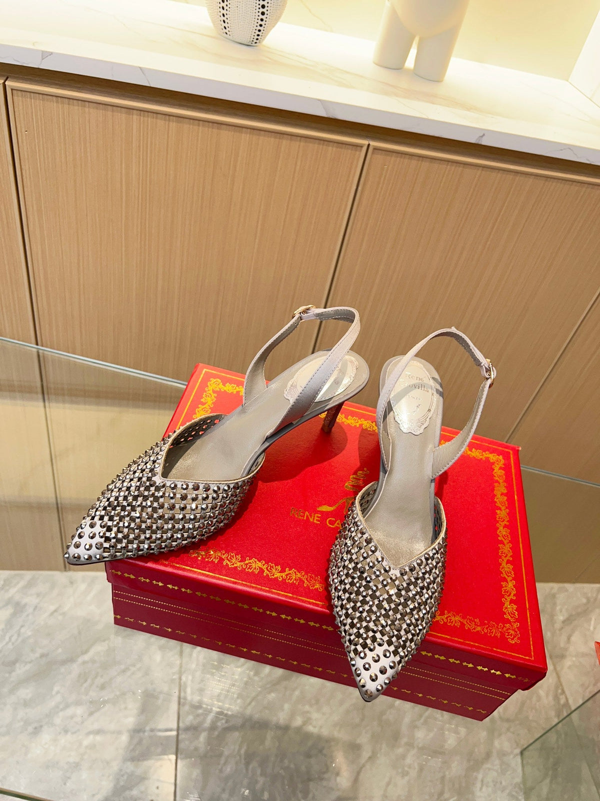 Fiona Gemstone Heels