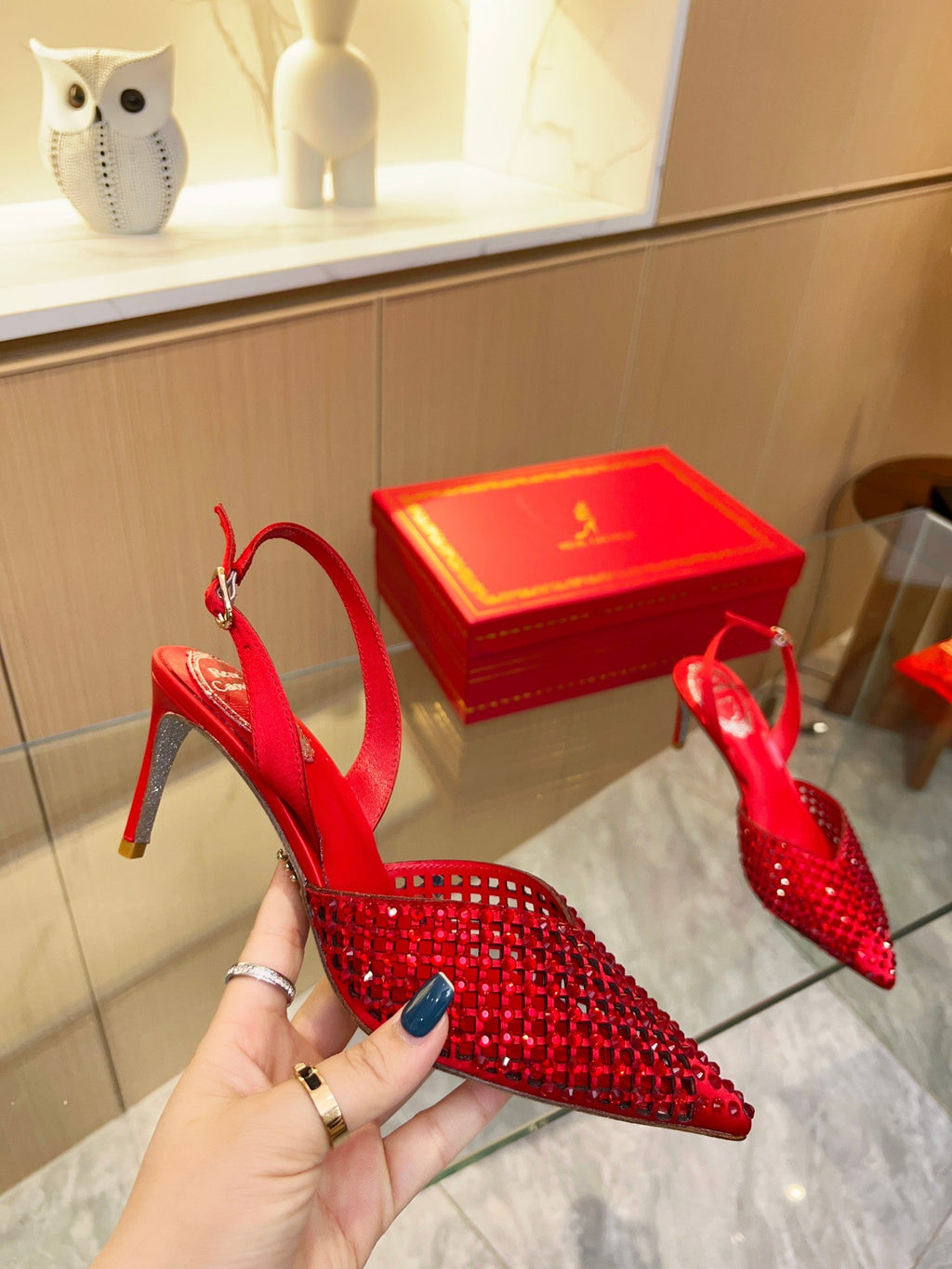Fiona Gemstone Heels