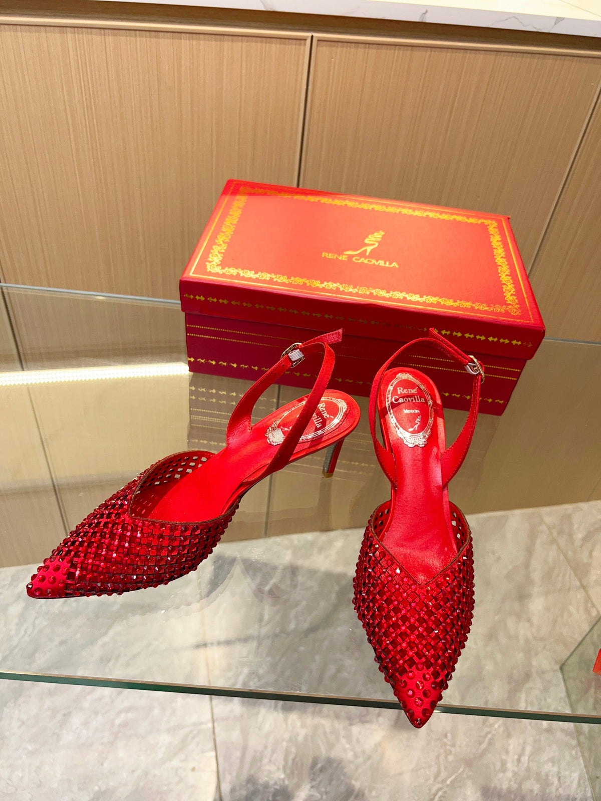 Fiona Gemstone Heels