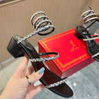 Snake Crystal Sandals