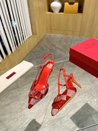 V-Buckle Heels