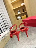 V-Buckle Heels