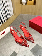 V-Buckle Heels