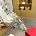 V-Buckle Heels