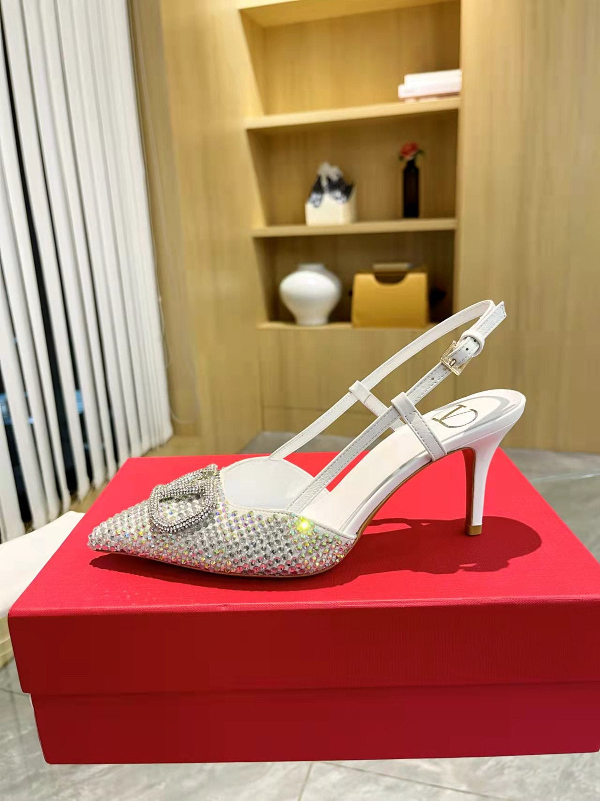 V-Buckle Heels
