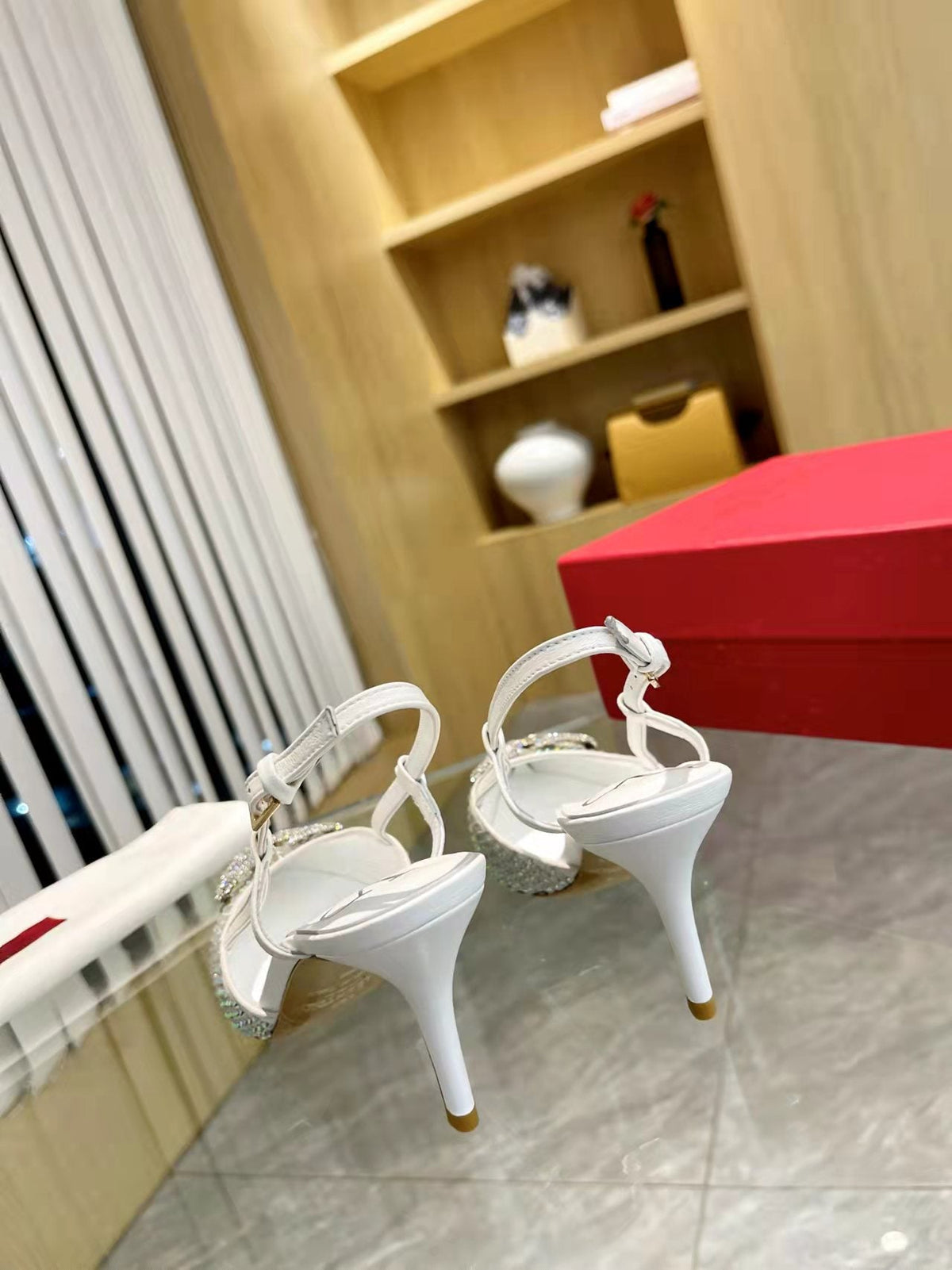 V-Buckle Heels