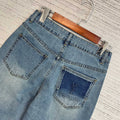 Wide-Leg Denim Jeans