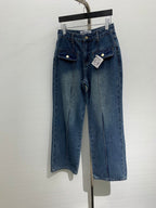 LW Straight-Leg Denim Pants