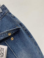 LW Straight-Leg Denim Pants