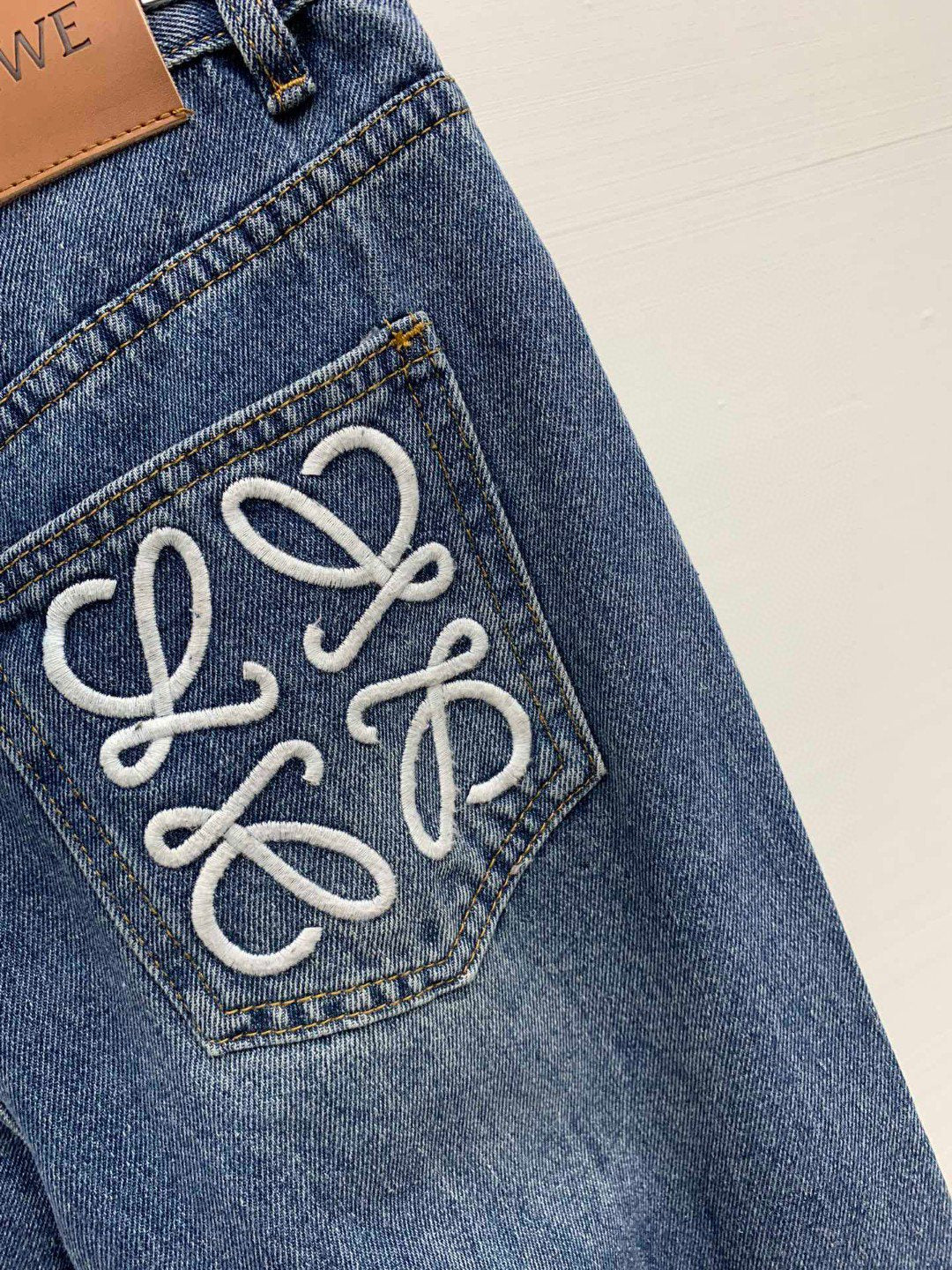 LW Straight-Leg Denim Pants