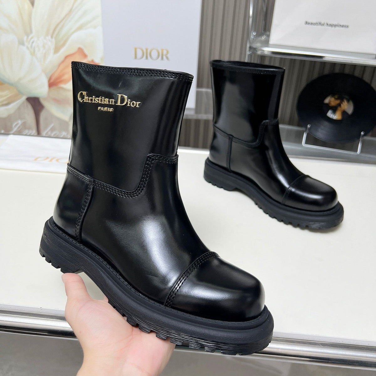Women’s Calfskin Mid-Calf Boots