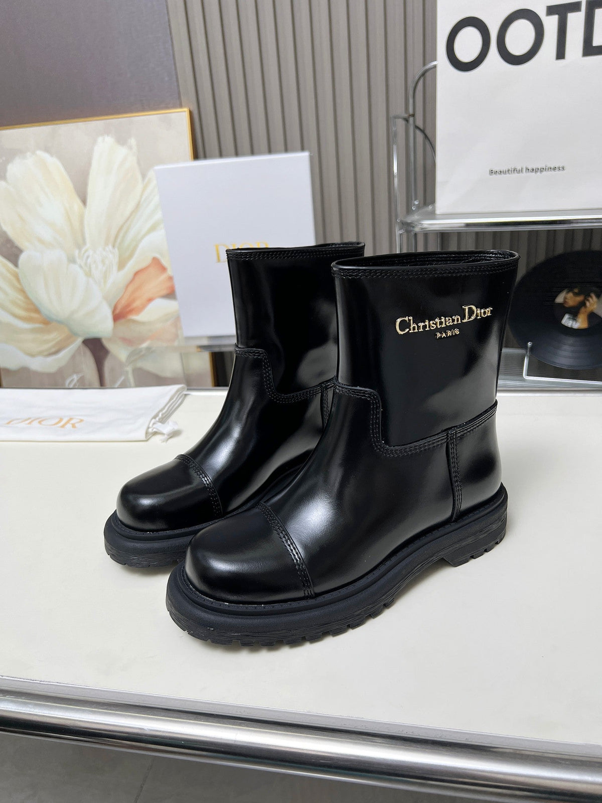 Women’s Calfskin Mid-Calf Boots