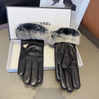 High-Quality Sheepskin Gloves with Rabbit Fur Lining