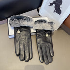 High-Quality Sheepskin Gloves with Rabbit Fur Lining