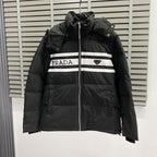Quilted Hooded Down Jacket