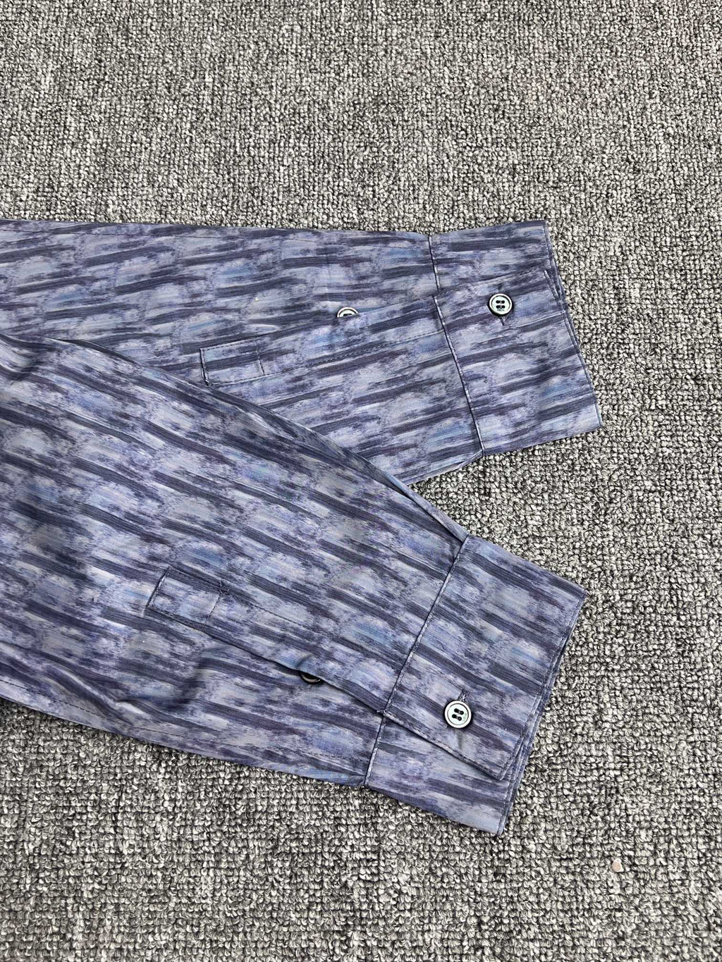 High-Neck Zip Jacket with OBlique Print