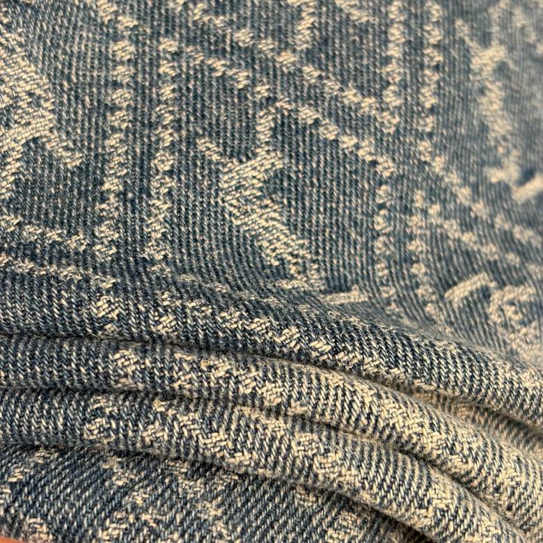 Arden Patterned Denim Shorts